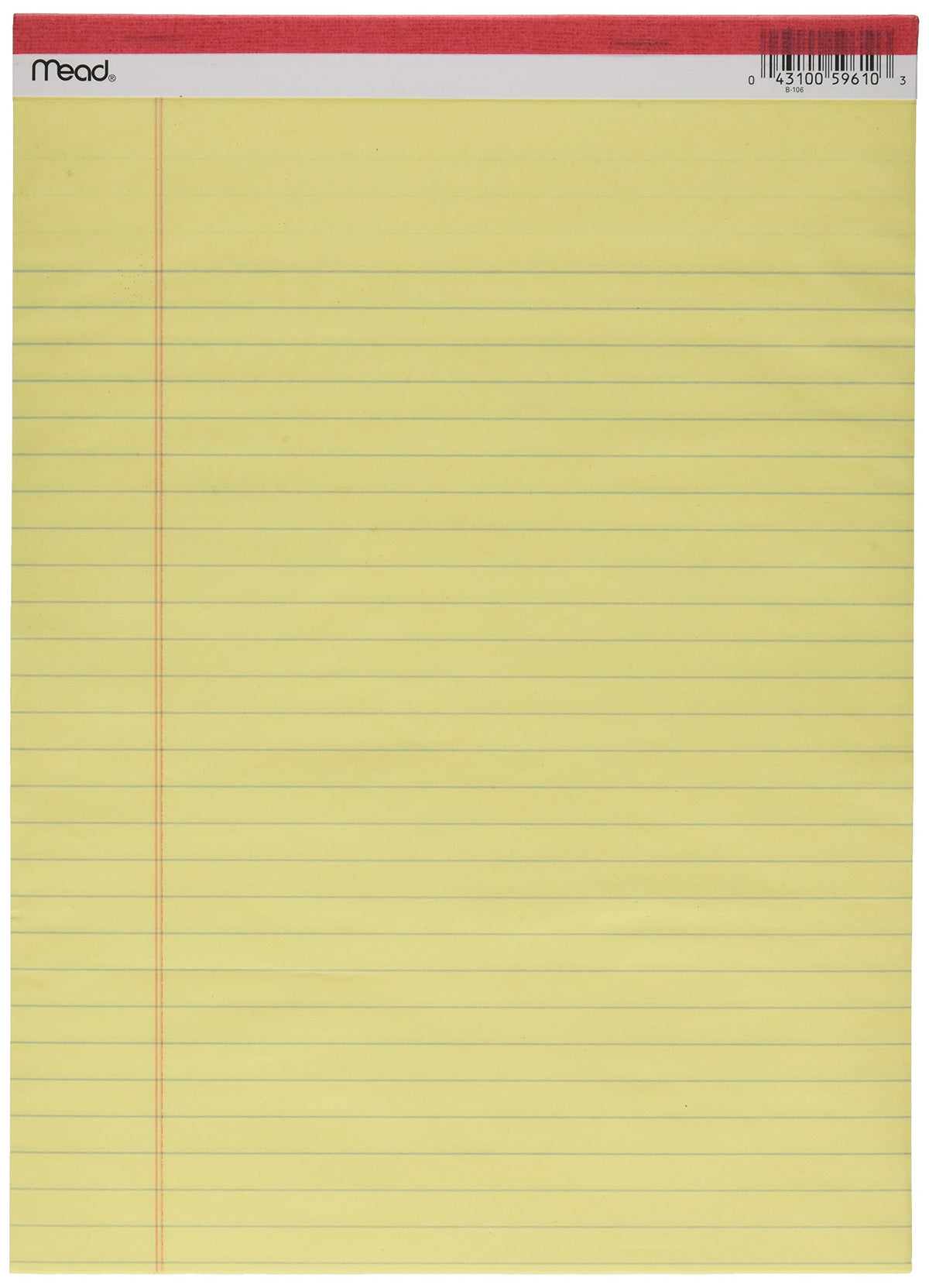 Yellow Legal Pad, 8.5 x 11-In., 50-Ct.
