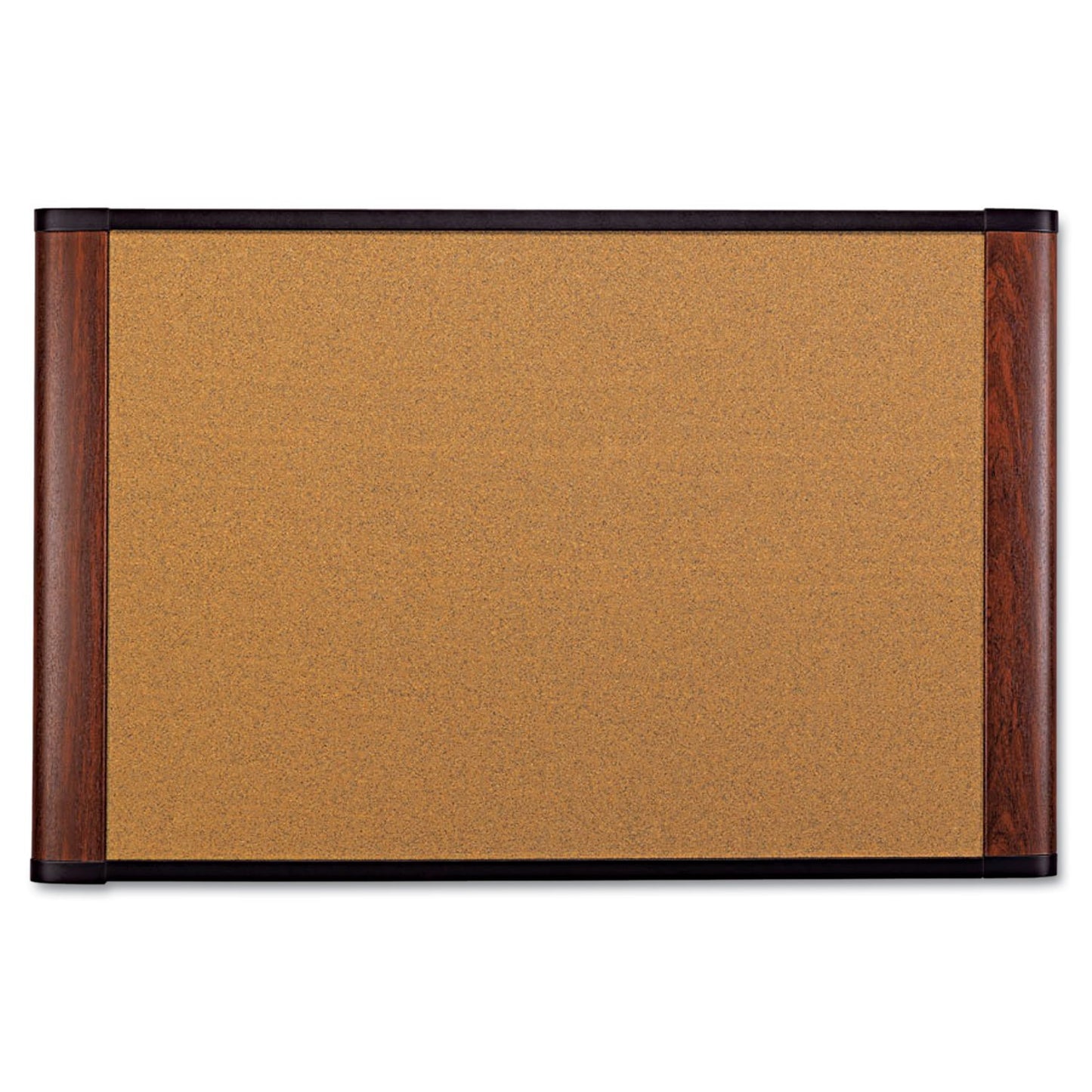 Cork Bulletin Board, 72 x 48, Mahogany Frame, Sold as 1 Each