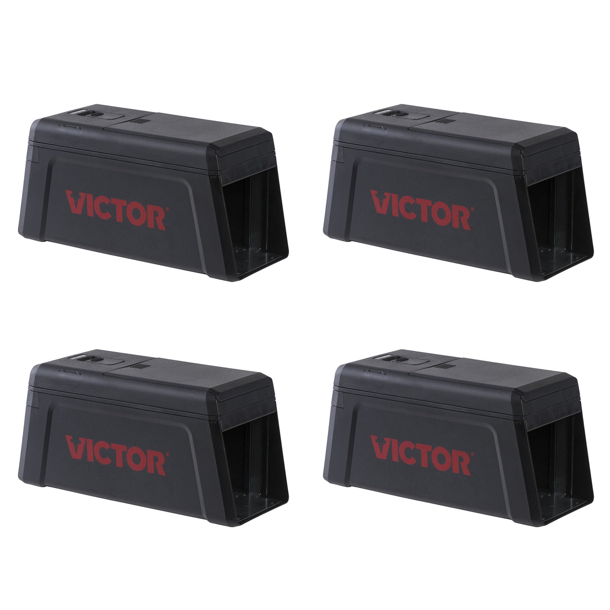 Victor M241 Indoor Electronic Humane Rat and Mouse Trap - No Touch, No See Electric Rat and Mouse Trap - 4 Traps
