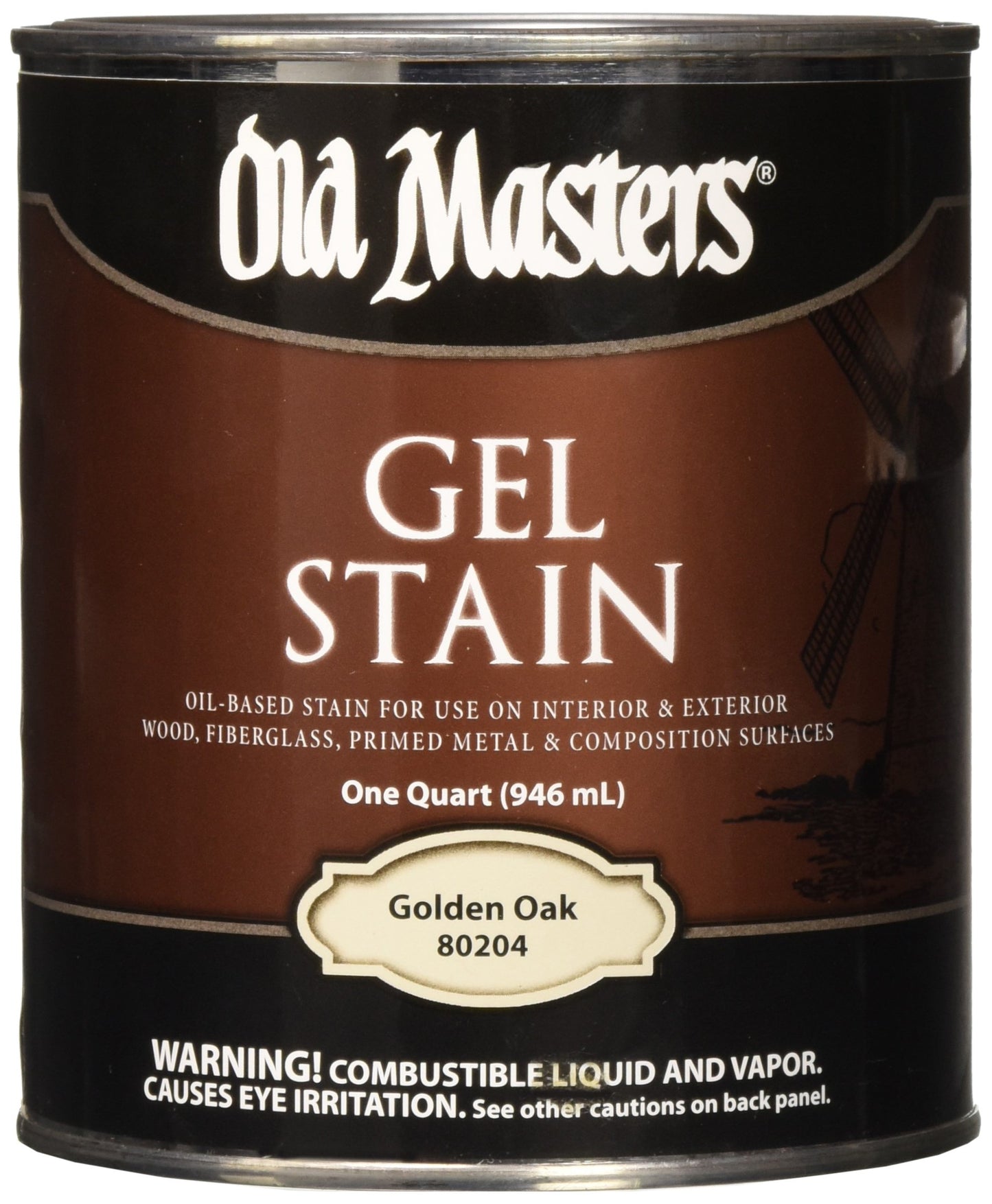 OLD GEL STAIN GLDN OAK 1QT