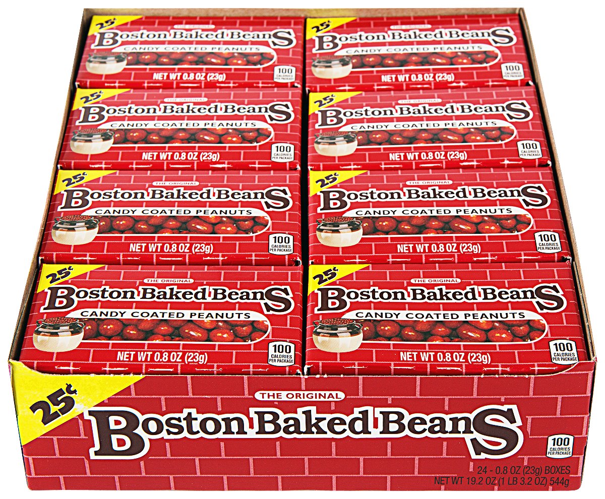 Boston Baked Beans Candy Coated Peanuts 0.8oz 24-Pack