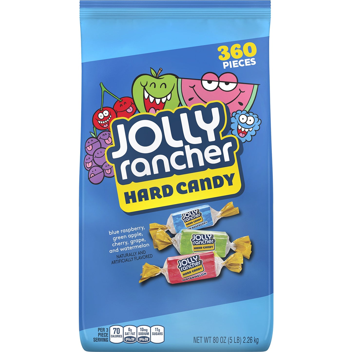 Assorted Fruit Flavored Hard Candy Bulk Bag, 5 lb 10700156805