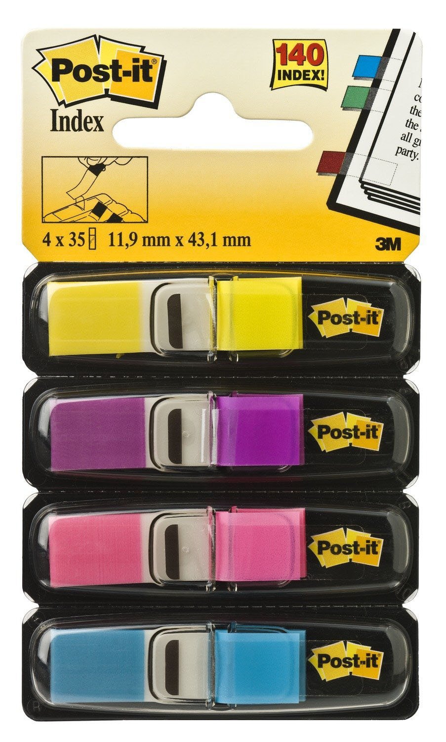 3M Post-it Flags 0.5 Inch 2 Pack 683-4AB