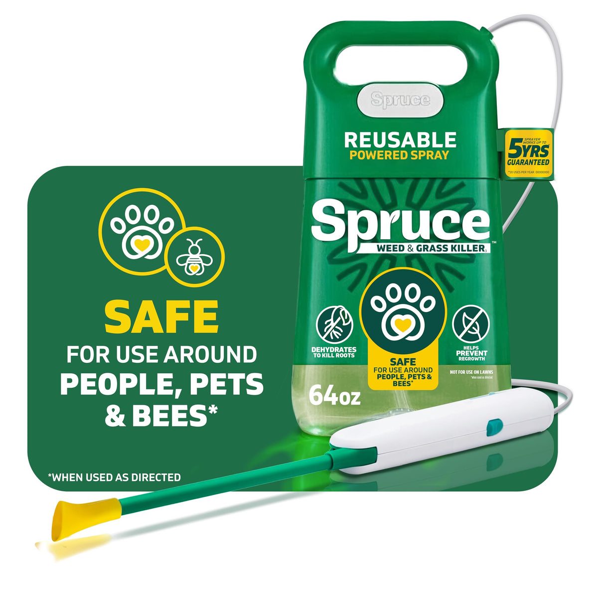 Spruce Snap & Spray Weed & Grass Killer3 Kit 64 Oz