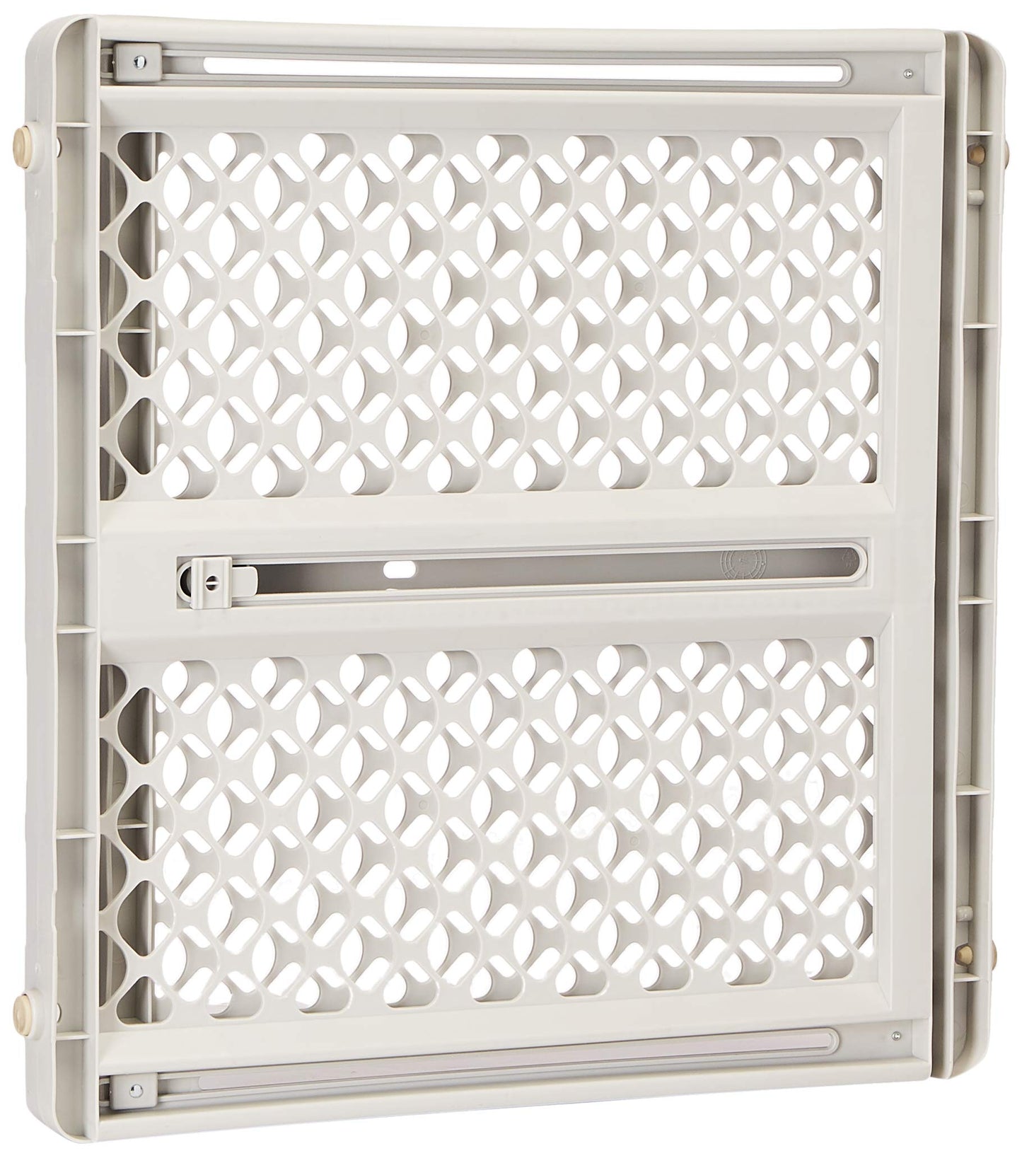 North States Pet Gate Iii Pressure Mounted White, Gray, 2 x 42 x 26"