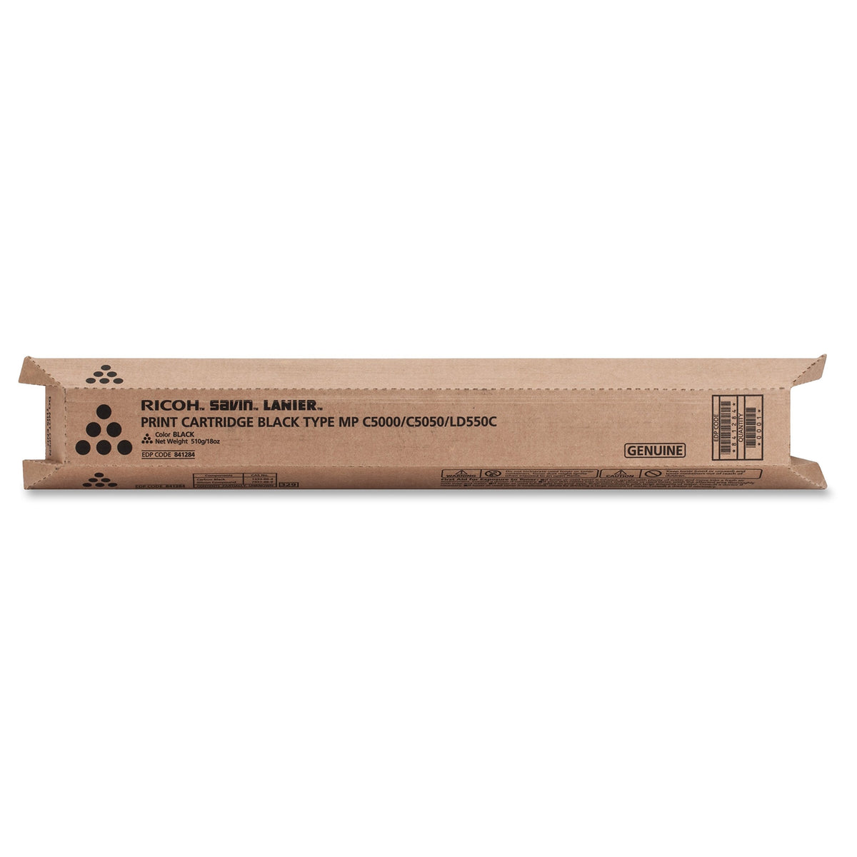 RICOH OEM TONER FOR AFICIO MPC5501 - 1 STANDARD YIELD BLACK TONER (841582) -