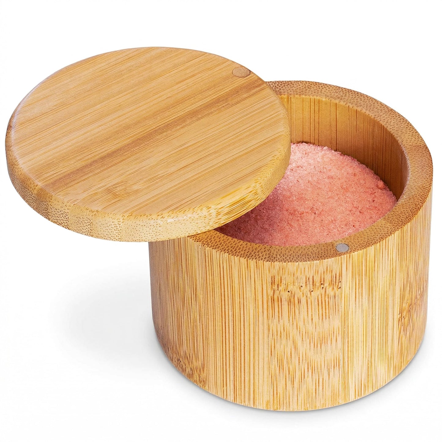 Totally Bamboo Round Salt Box