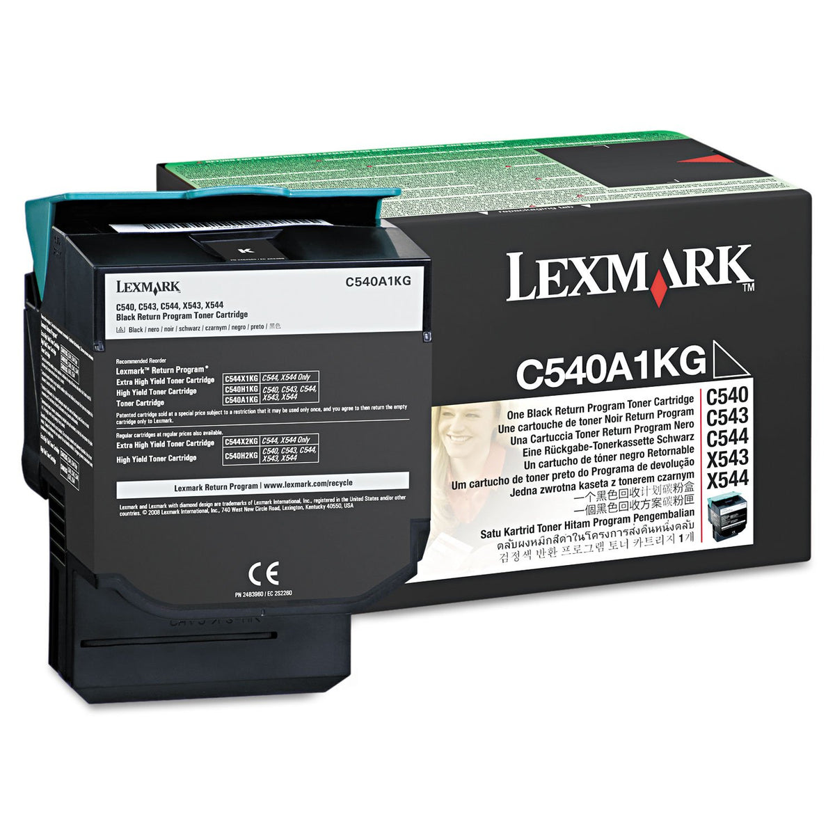 Lexmark 70C00KG Black Toner (Standard Yield)