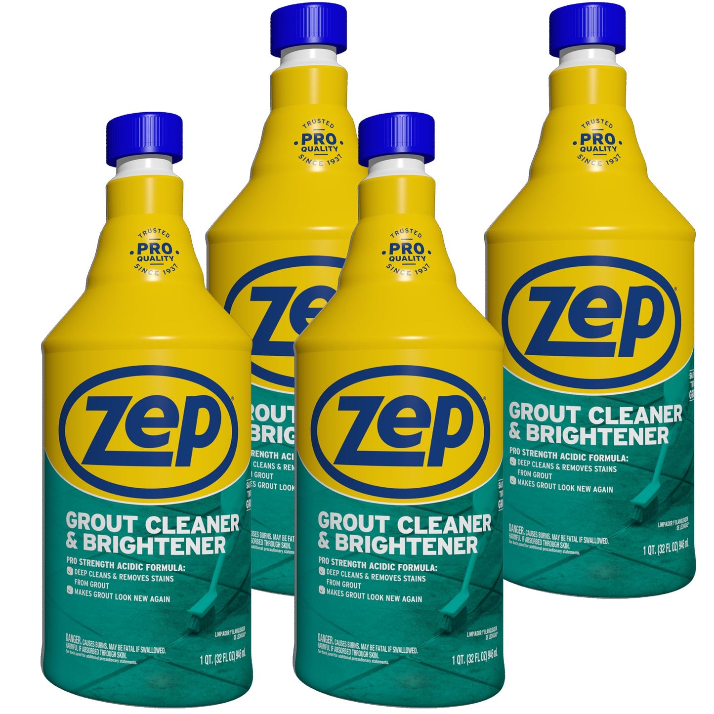 Zep Industrial Grout Cleaner 32 oz 4-Pack ZU104632