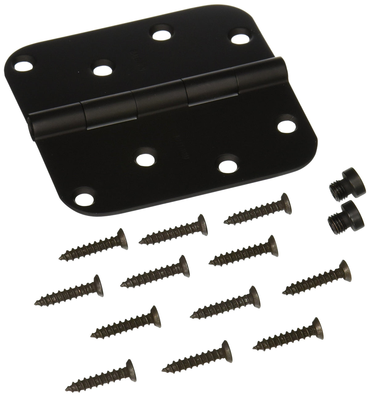 Baldwin 1140190I Radius Mortise Hinge, Black