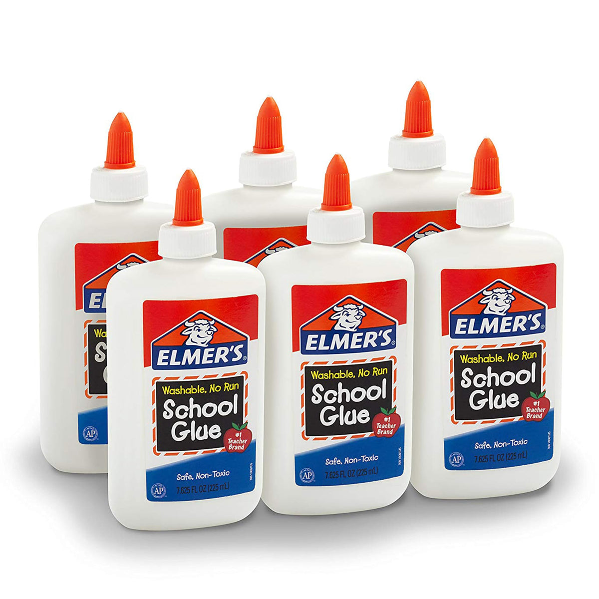 Elmer's Liquid School Glue 7.6 oz 6-Pack