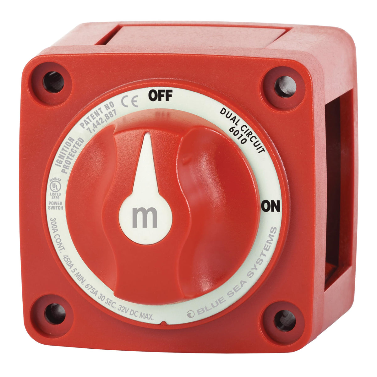 Blue Sea Systems Mini Dual Circuit Battery Switch 6010