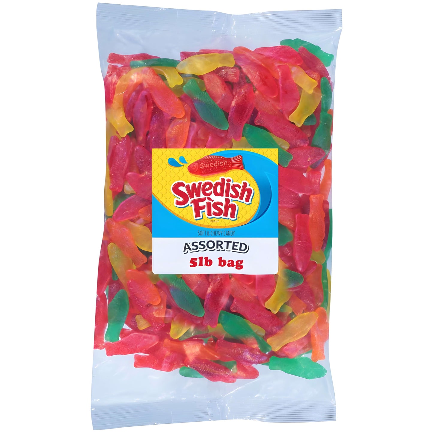 SWEDISH FISH Assorted Soft & Chewy Candy, 5 lb