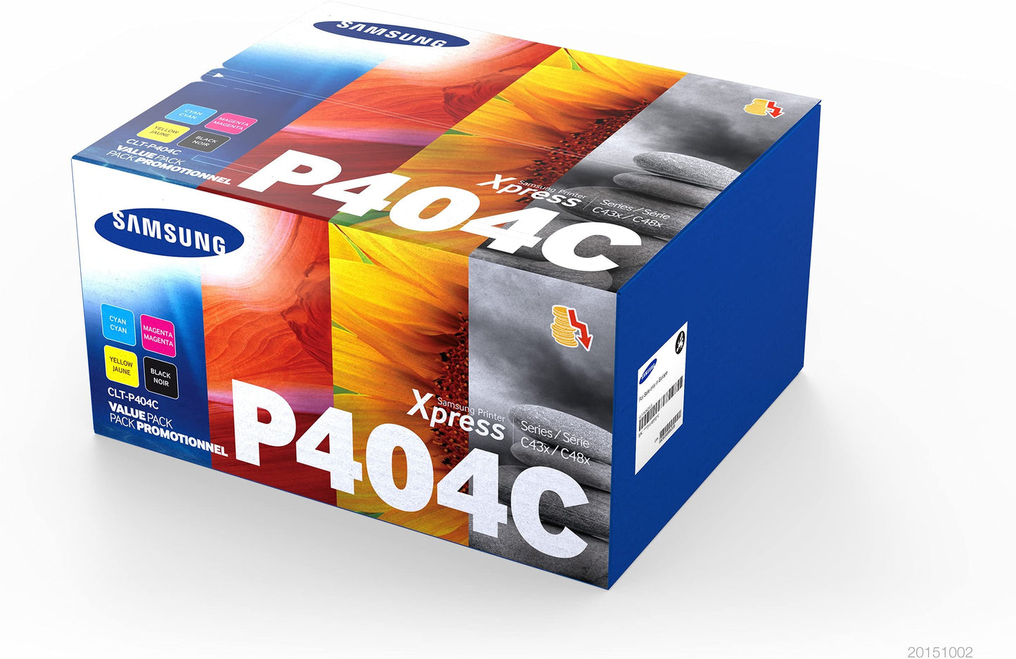 Samsung CLT-P404C Toner Cartridge 4-Pack