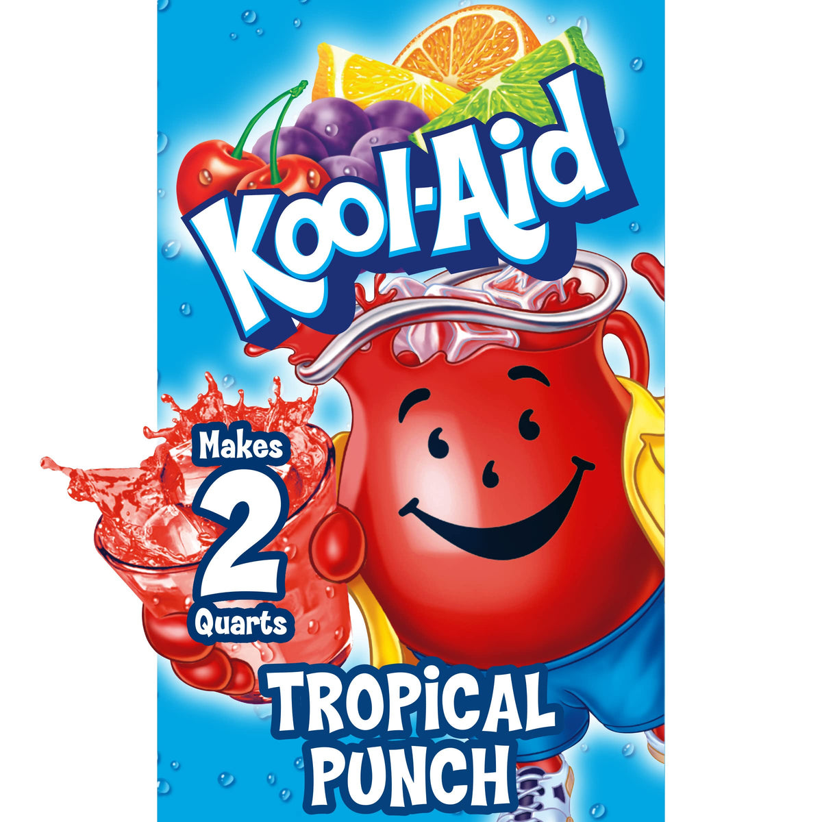 Kool-Aid Tropical Punch Drink Mix 0.16 oz Pack of 192