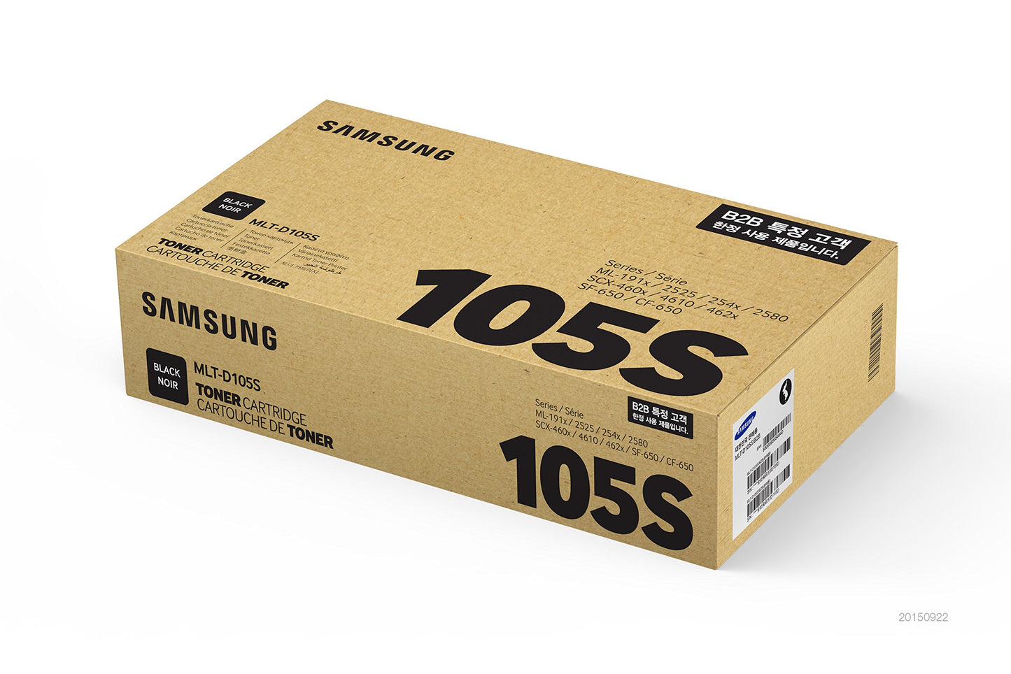 SAMSUNG MLTD105S MLTD105S Toner 1 500 Page Yield Black