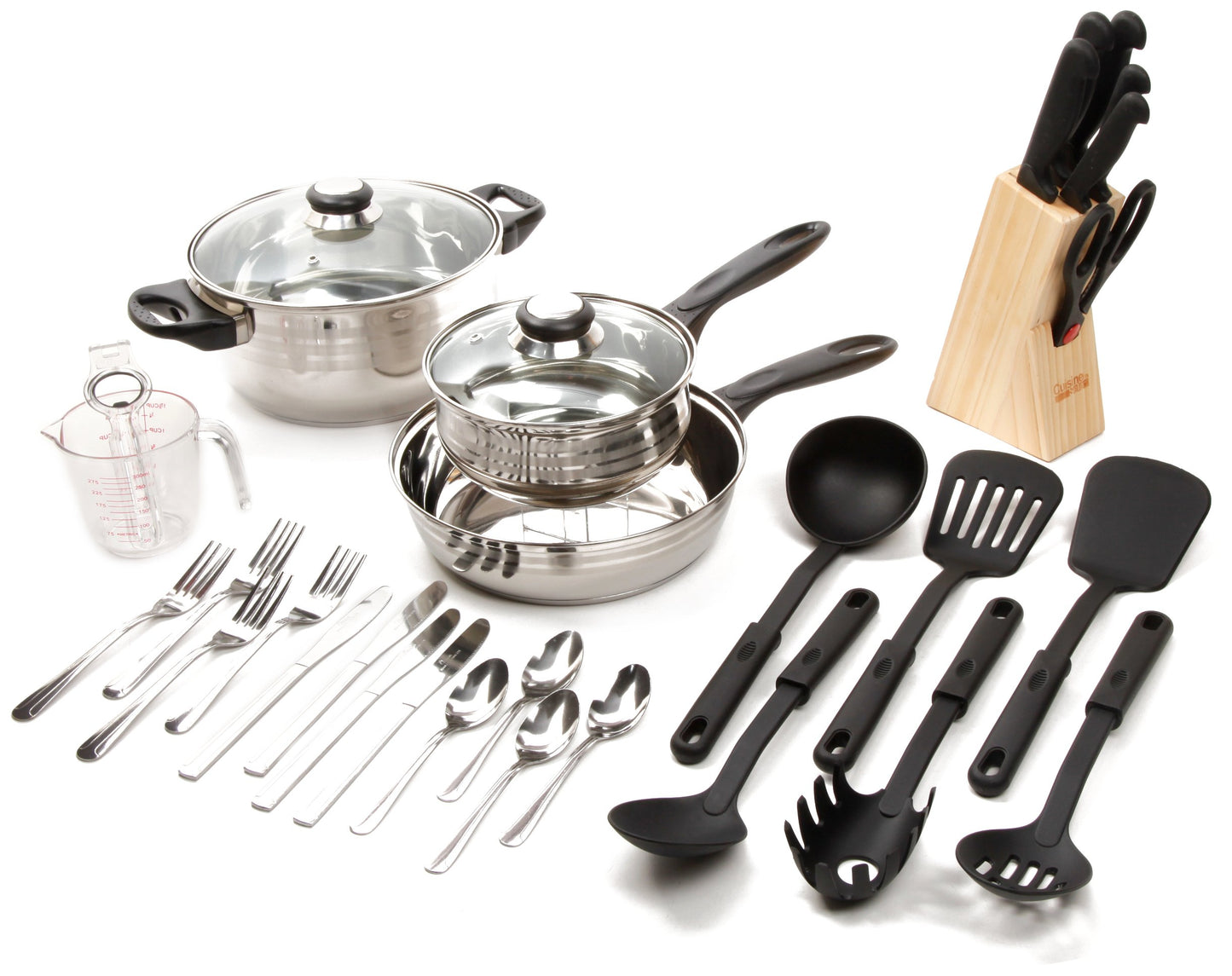 Gibson Home Stainless Steel Cookware Set 32-Piece
