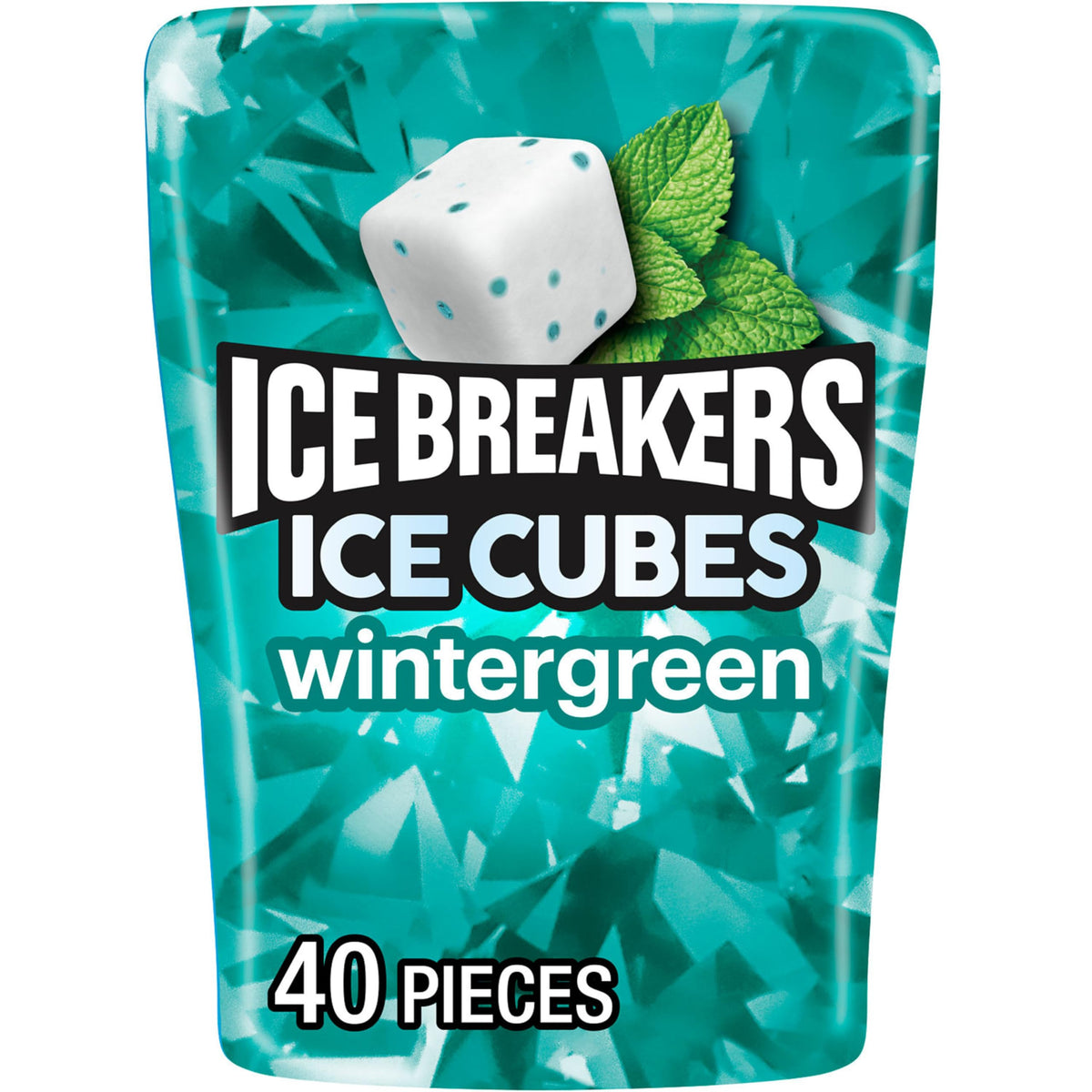 ICE GUM CUBES WNTRGRN 40PC