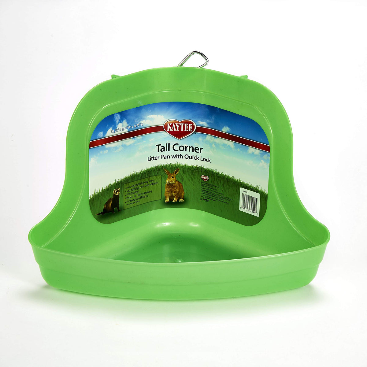 Kaytee Tall Corner Litter Pan 13.5" x 8" x 8.75"