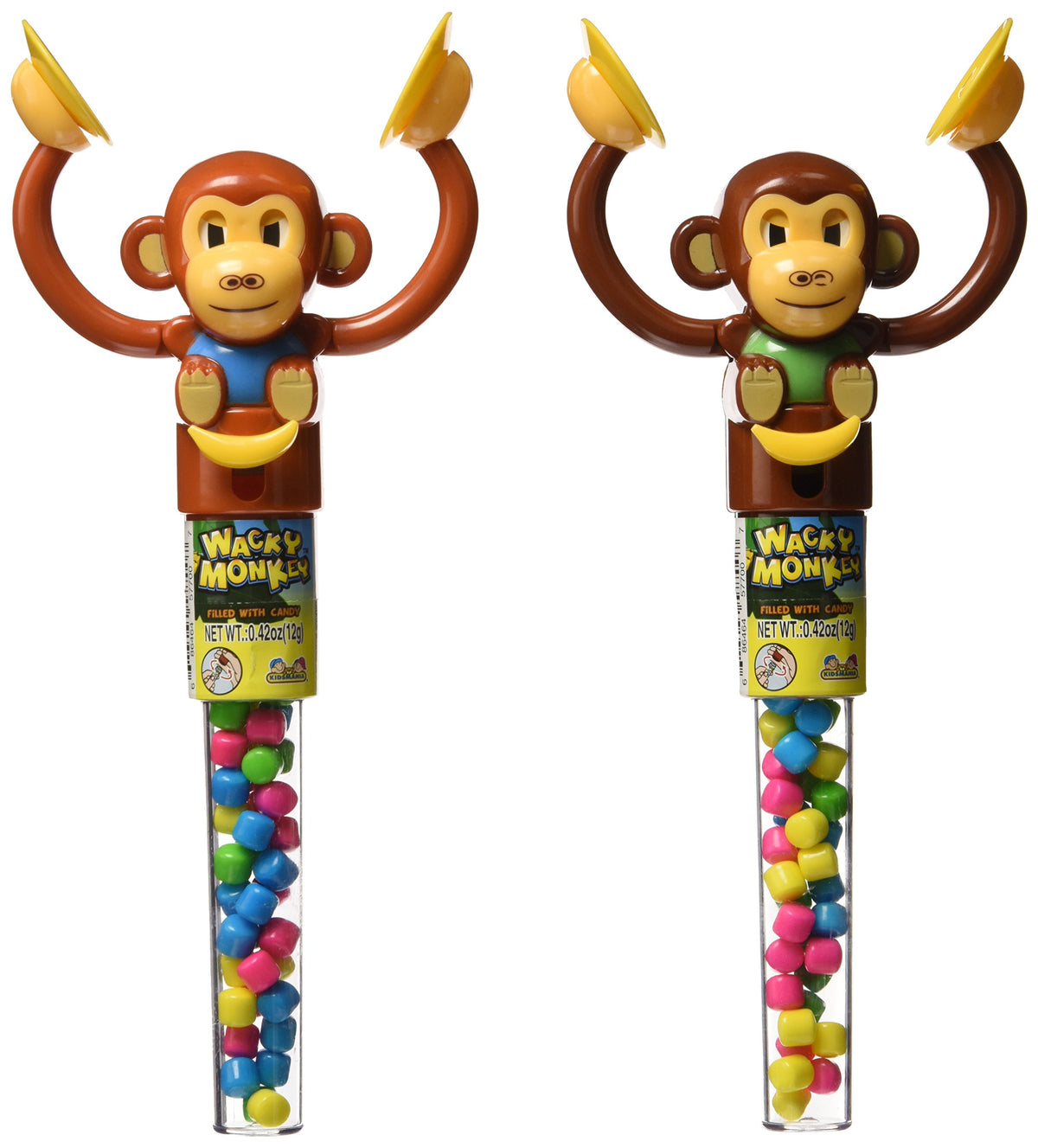 Kidsmania Candy Filled Wacky Monkeys 12 Count