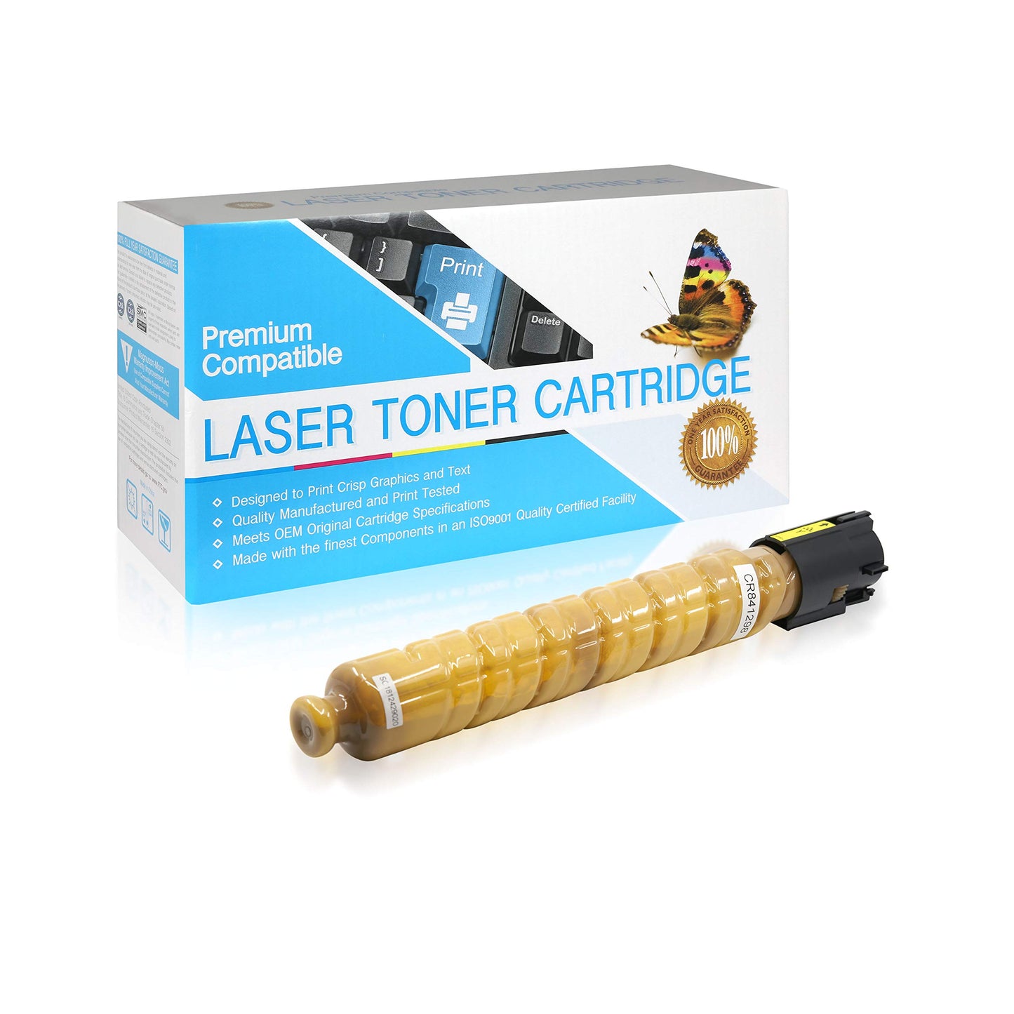 SuppliesOutlet Toner Cartridge for Ricoh MP C300 Yellow 1 Pack