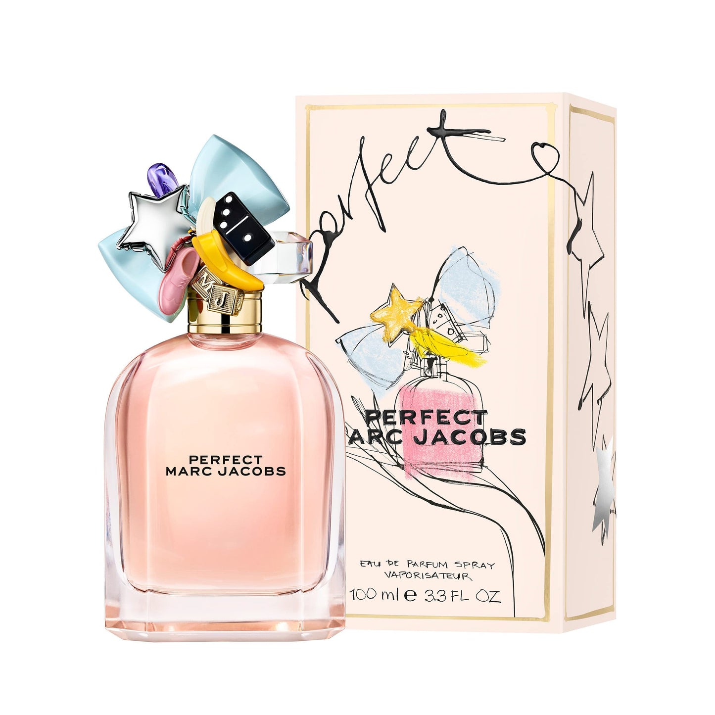 Marc Jacobs Perfect for Women - 2 Pc Gift Set 3.3oz EDP Spray, 2.5oz Body Lotion