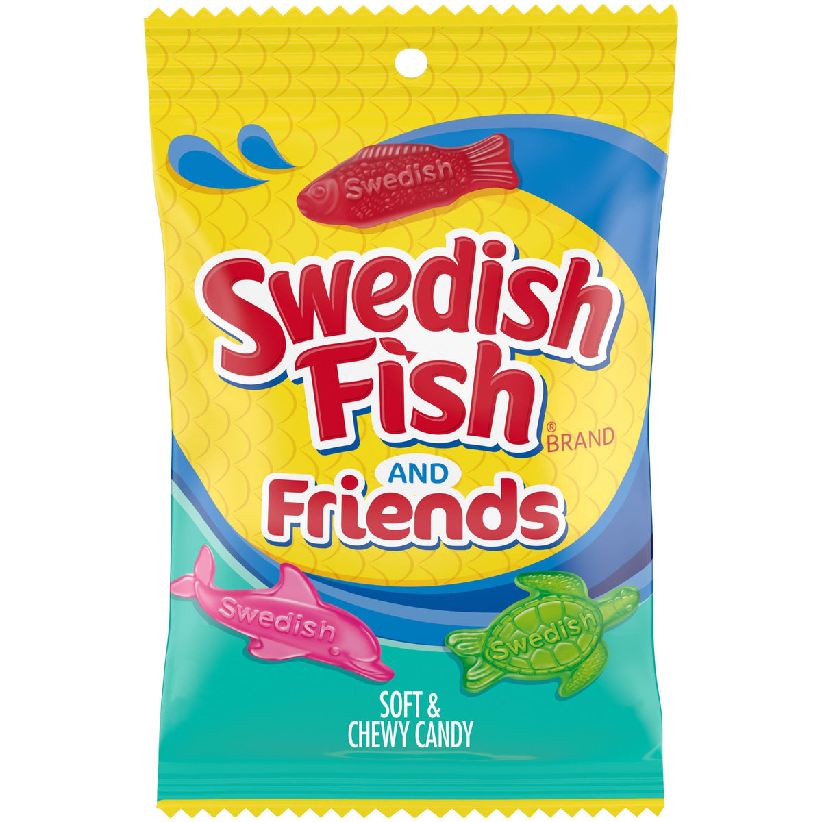 SWEDISH FISH and Friends Soft & Chewy Candy 8.04 oz