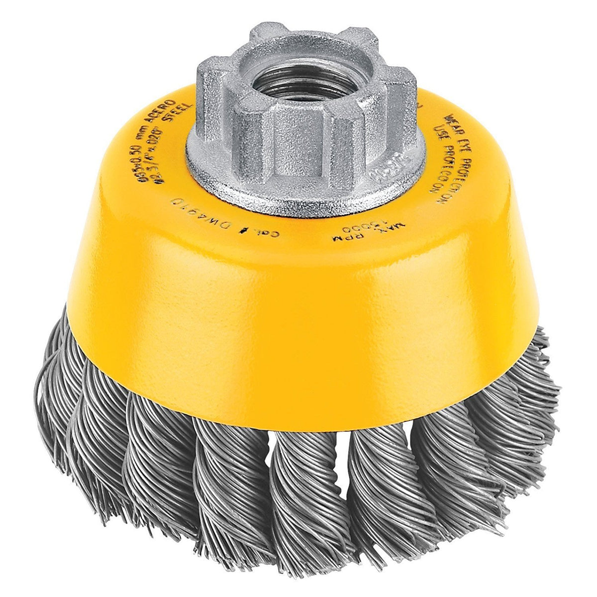 DEWALT DW WIRE CUP KNTD 3"