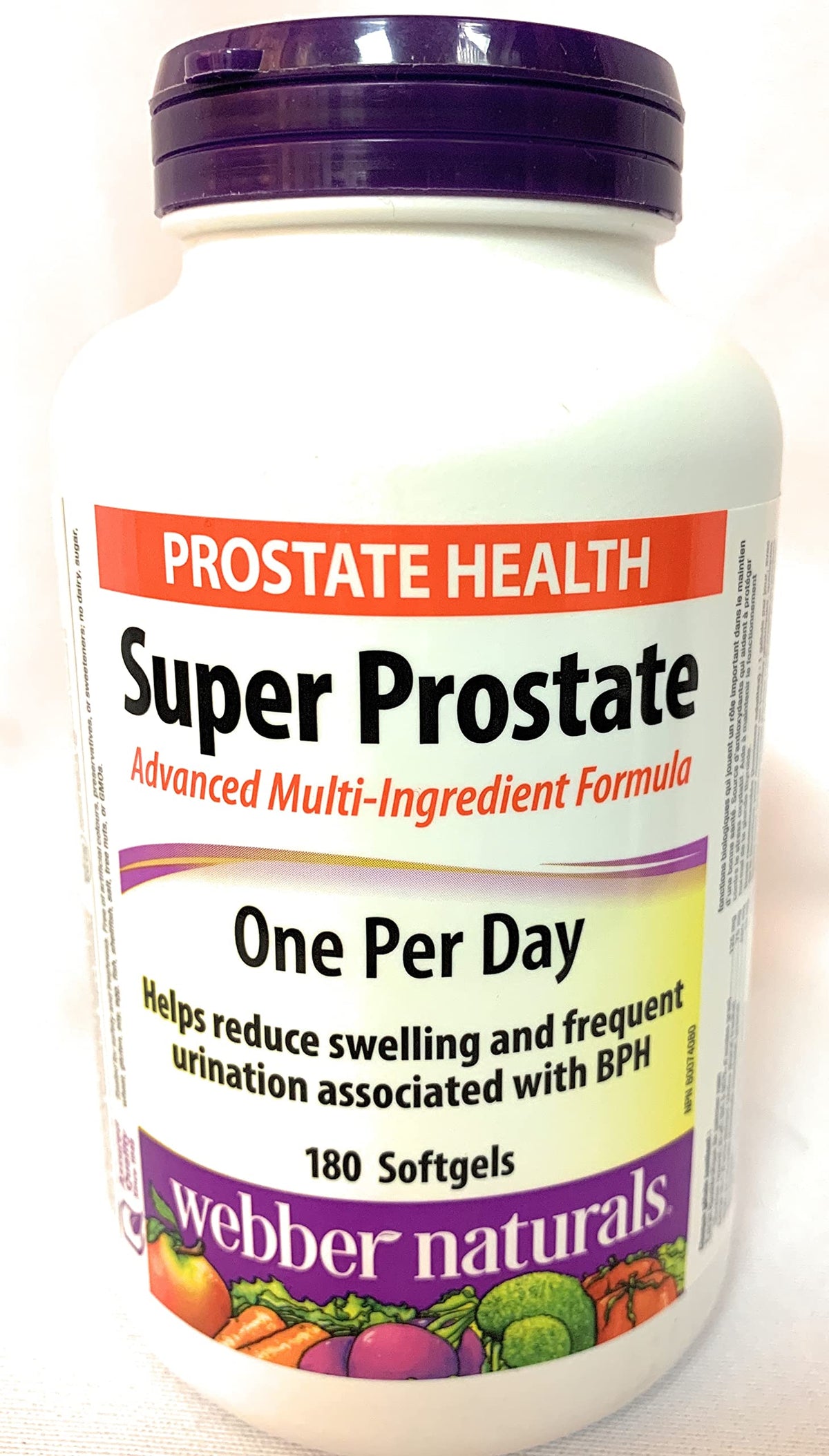 Webber Naturals Super Prostate Extra Strength 180 Softgels
