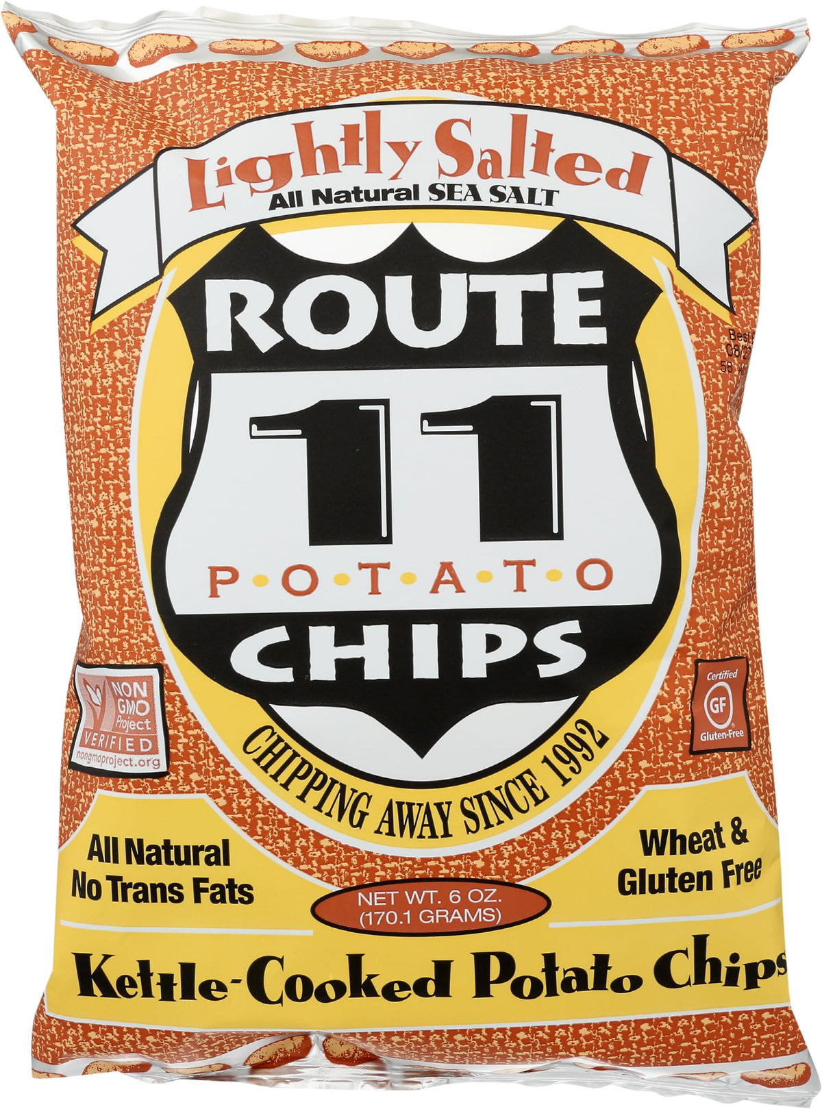 Route 11 Potato Chips Lightly Salted 6 oz
