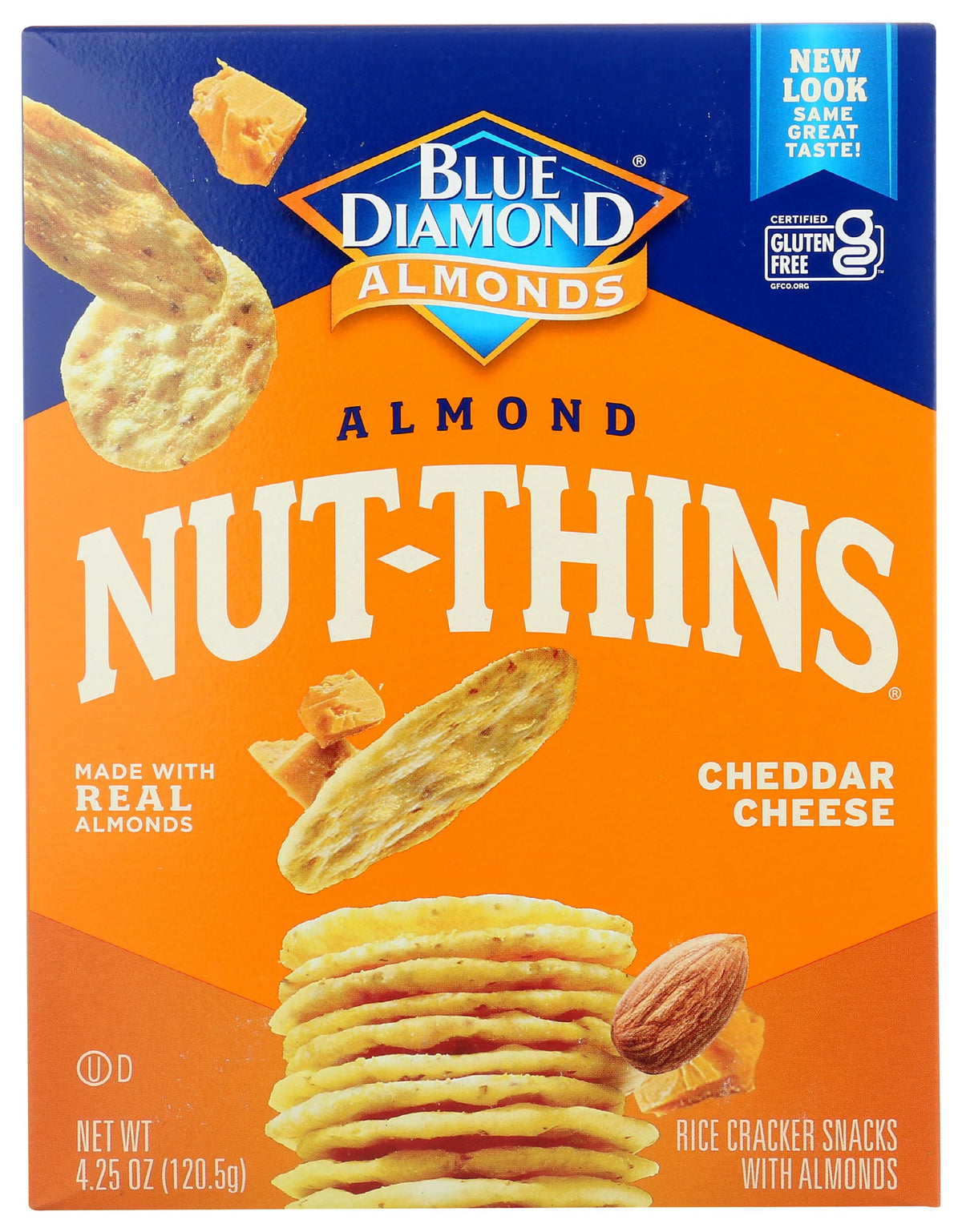 Blue Diamond Almond Nut-Thins Cheddar Cheese 4.25 oz
