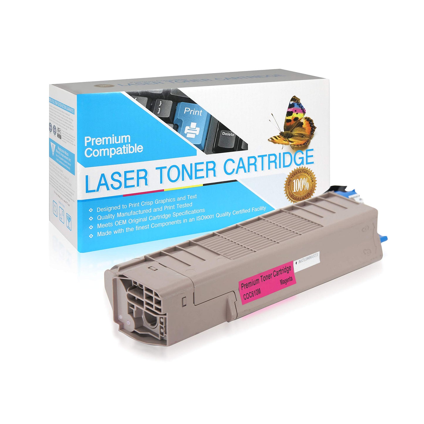 SuppliesOutlet Toner for Okidata C610 44315302 Magenta 1 Pack