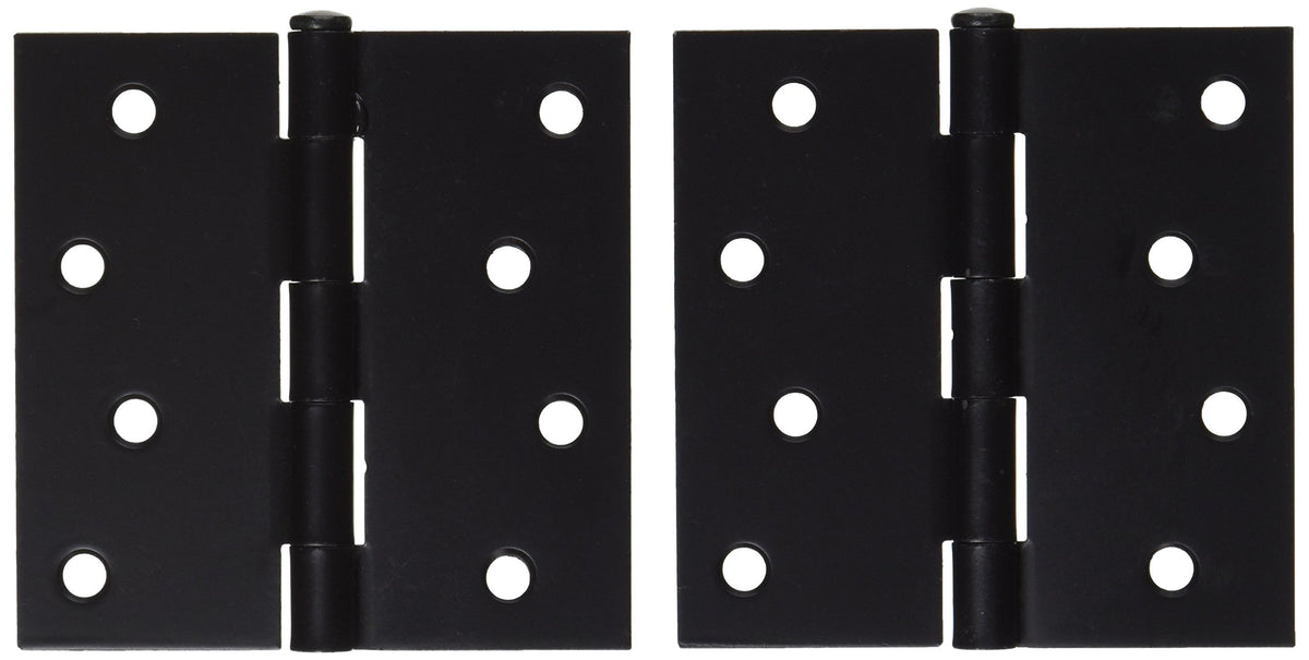 Deltana S44U10B-R Steel 4" x 4" Square Hinge