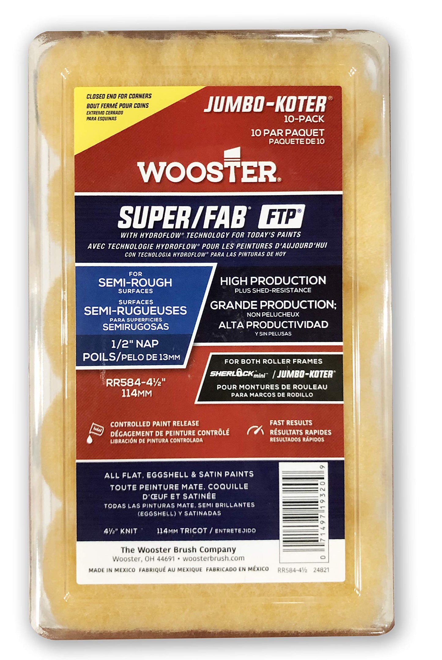 WOOSTER ROLLR CVR SUPER/FAB 1/