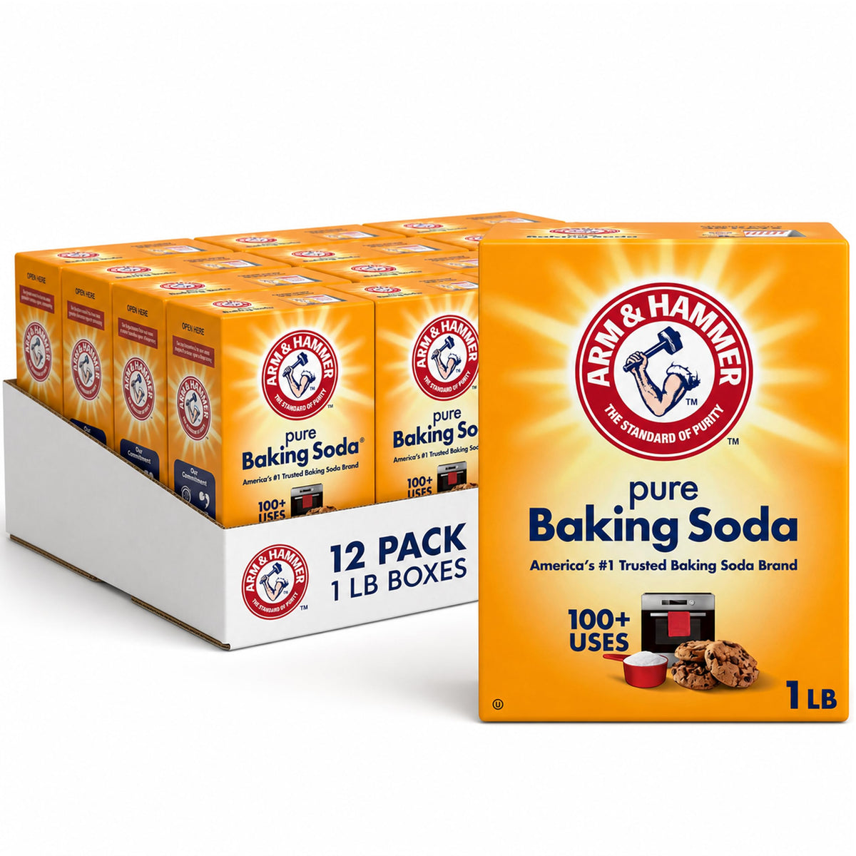ARM & HAMMER Baking Soda 1 lb 12 Pack