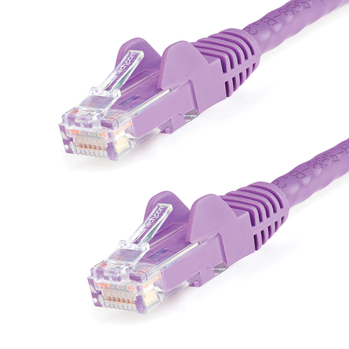 StarTech N6PATCH2PL 2 ft Purple Cat6 / Cat 6 Snagless Ethernet Patch Cable 2ft - Patch cable - RJ-45 (M) to RJ-45 (M) - 2 ft - UTP - CAT 6 - molded, s
