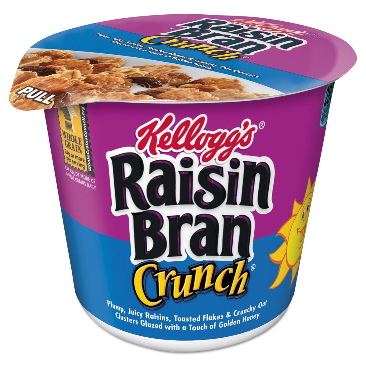 Kellogg's Raisin Bran Crunch Cereal Cup 2.8oz 6-Pack