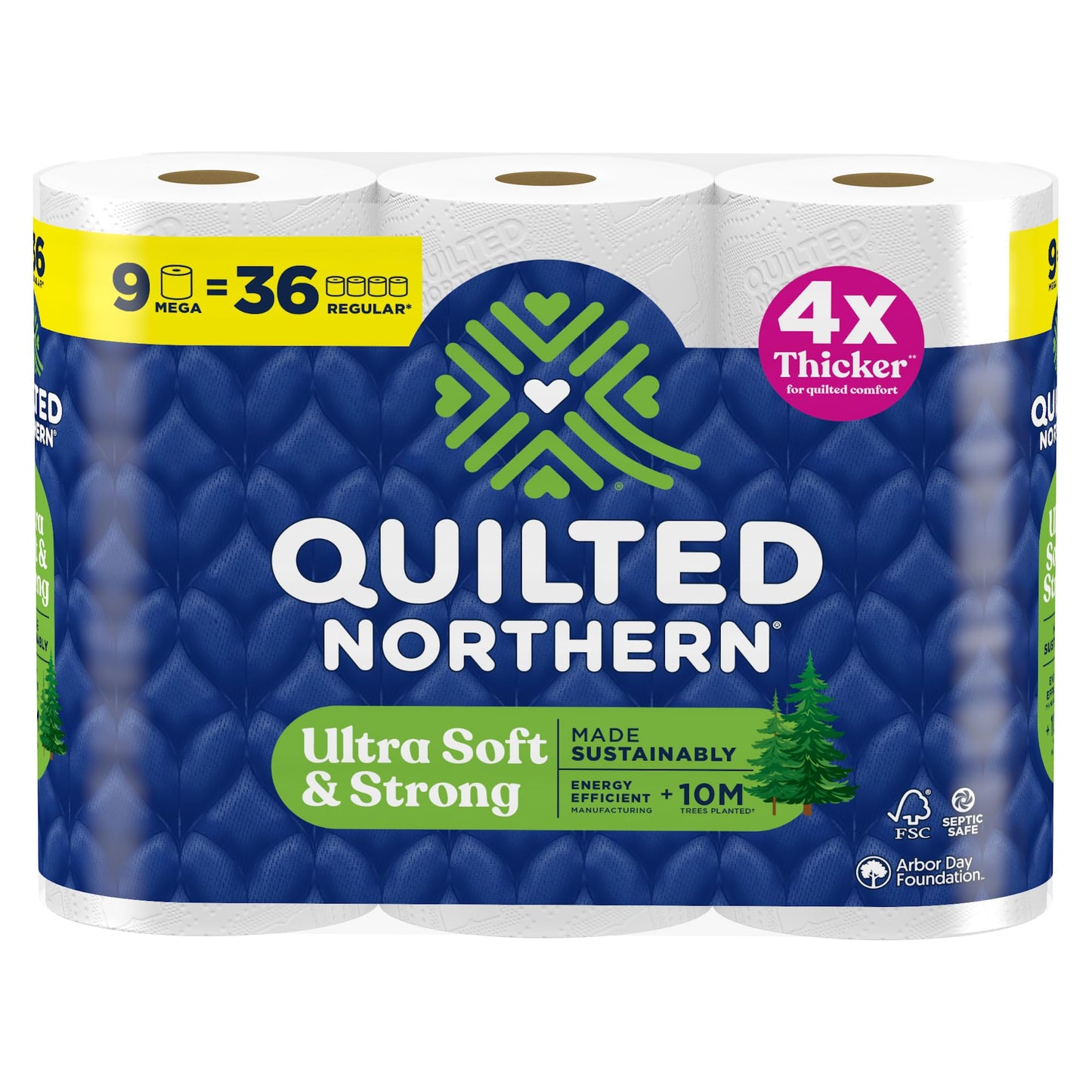 Quilted Northern Ultra Soft & Strong Toilet Paper 9 Mega Rolls