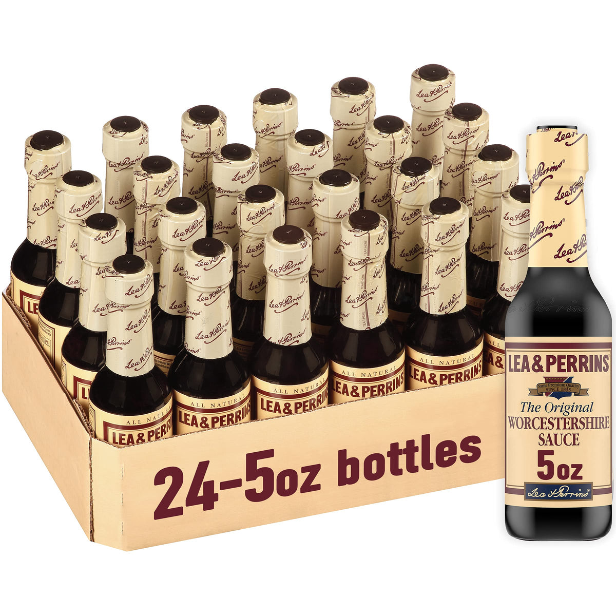 Lea & Perrins Original Worcestershire Sauce 5 fl oz, 24 Pack