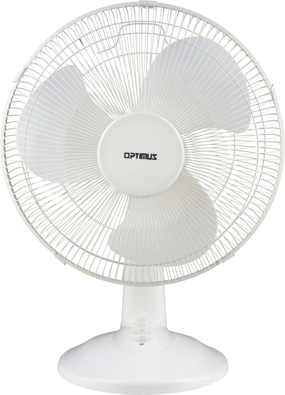 Optimus F-1230 12-Inch Table Fan White
