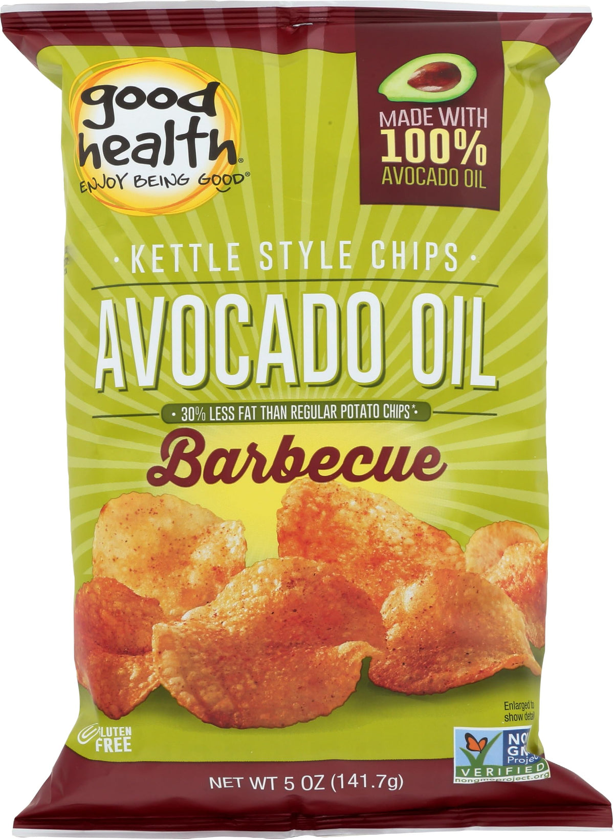 Good Health BBQ Avocado Oil Potato Chips 5 oz