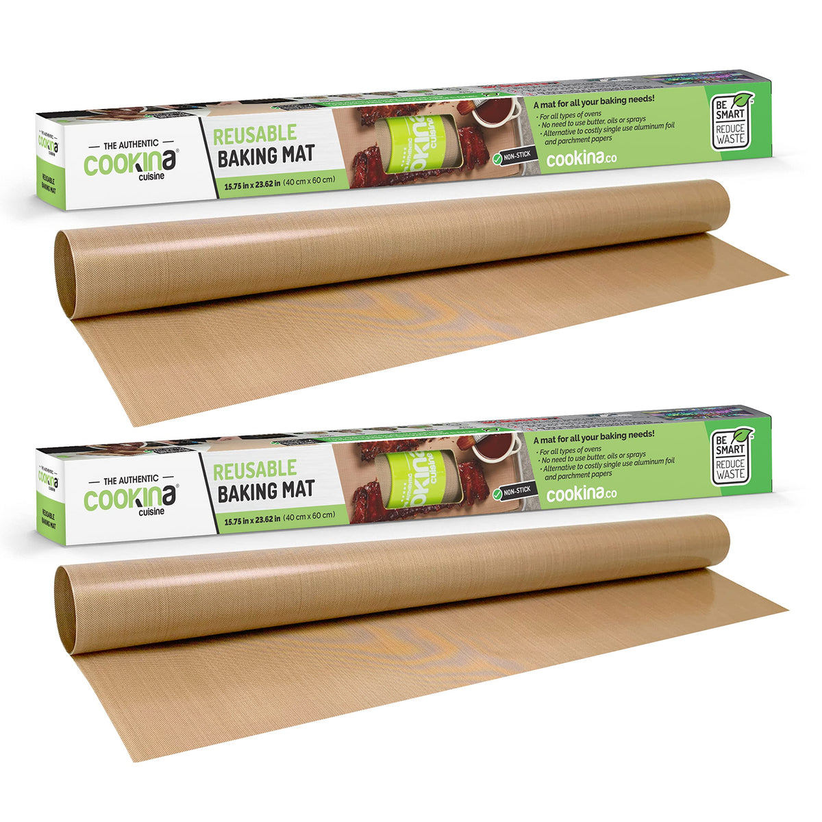 COOKINA Cuisine C092730 Reusable Non-Stick Cooking Sheet Beige