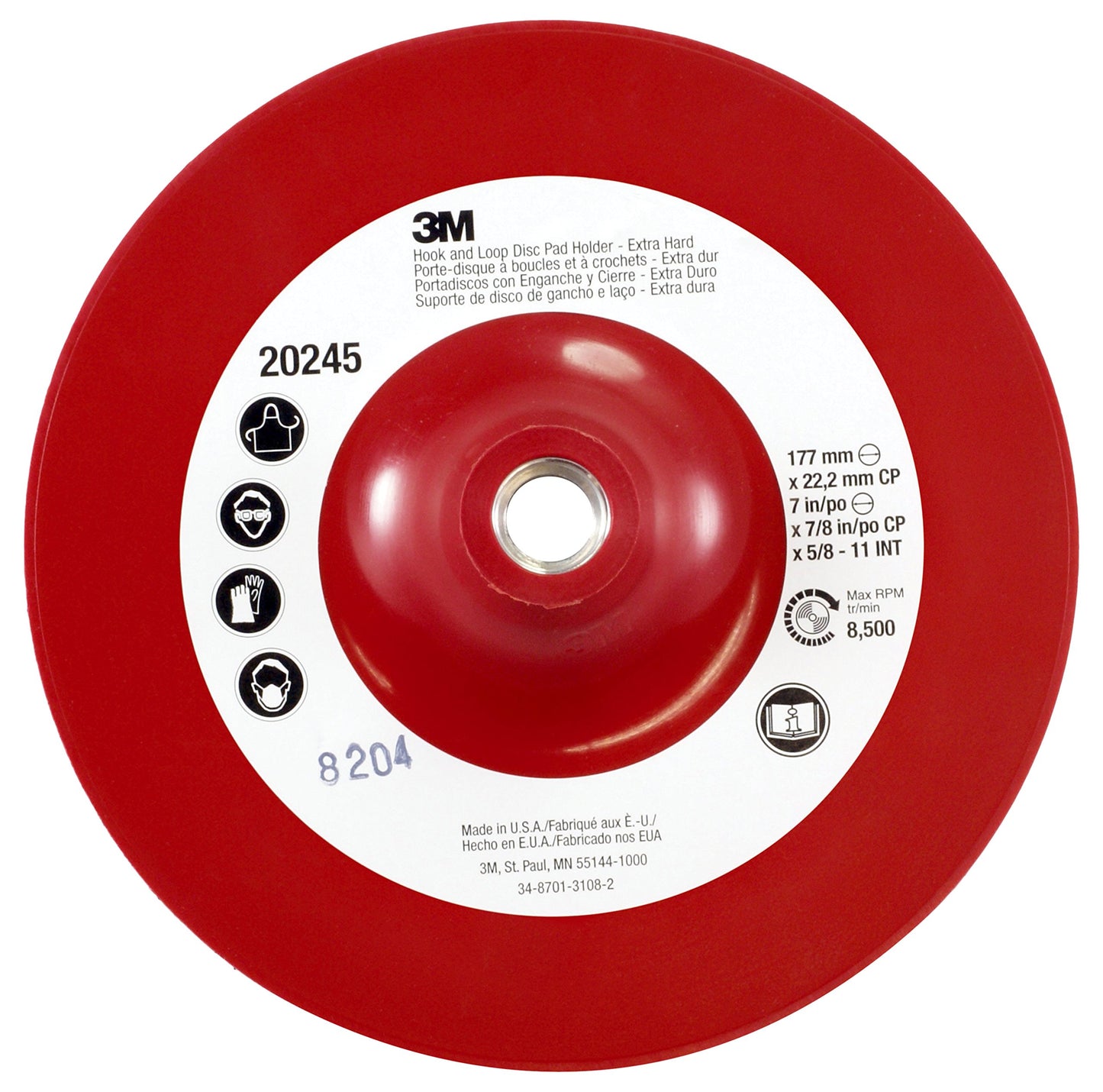 3M 3M™ Hook and Loop Disc Pad