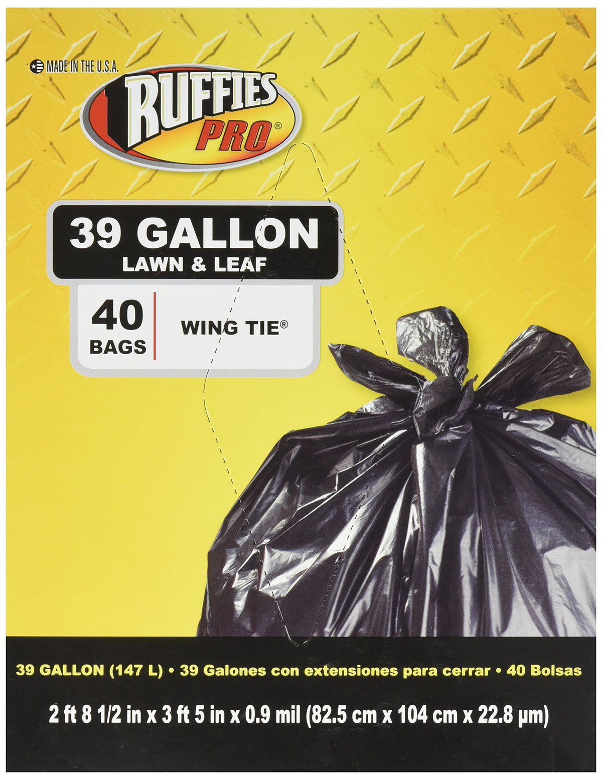 Ruffies Lawn & Leaf Bags 39 Gallon 40 Pack