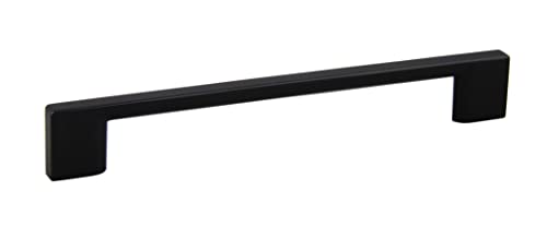 Pride Industrial 7-1/2" Miami Cabinet Pull with 6-3/10" Center to Center Matte Black Finish