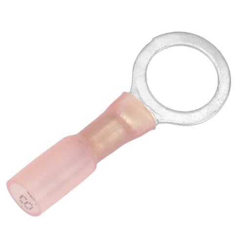 Pacer Heat Shrink Ring Terminal TE18-38R-100 22-18 AWG 3/8"