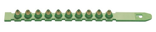 Powers 50622 27 Caliber 10 Shot Safety Strip Load Green, 100 Pack