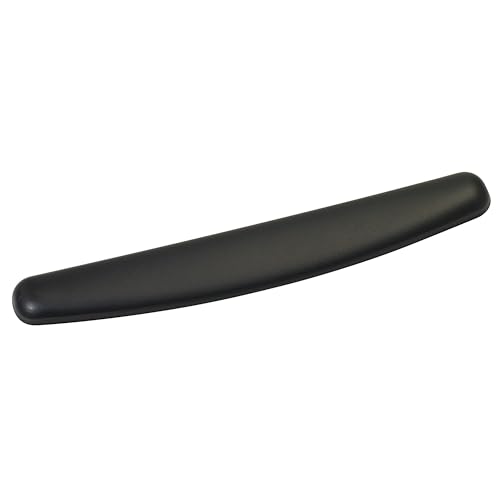 3M WR309LE Wrist Rest, Nonskid Base, 18-Inch Wx2-1/2-Inch Dx3/4-Inch H, Black