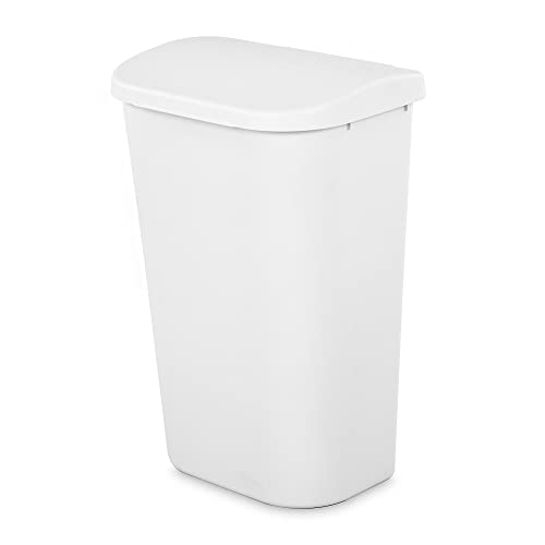 STERILITE WASTEBASKT D-SHAP WH
