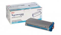 Okidata 41963002 C7100 C7300 C7350 C7500 C7550 Toner Cartridge (Magenta) in Retail Packaging